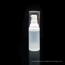 15 ml 30 ml 50 ml in stock luftlosen leeren Plastik -Parfümflaschen mit Pumpe bereit, Flaschen mit Sprühpumpe zu versenden